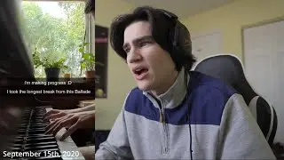 I reacted to my three years of piano progress after getting a teacher... Here are the results.