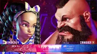 Zangief VS Kimberly Battle Hub Street Fighter 6