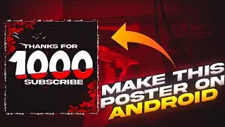 How To Make  Poster Like This On Android|PUBG poster celebrate poster