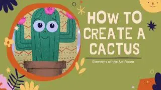 How to draw a cactus for kids!