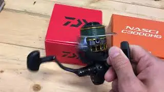 Daiwa BG 2500 compared to Shimano Nasci C3000HG comparison and Initial Thoughts