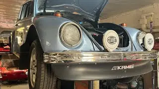 Rallying Beetle New 1776cc rumbler install and first start