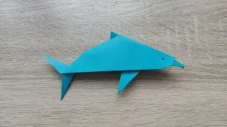 Дельфин из бумаги