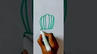 How To Draw Air Balloon 🪂🪂 #howtodraw #kidsdrawing #shorts @theartandcraftroom