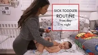 A DAY IN THE LIFE OF A SINGLE MOM | Sick Toddler Routine vlog