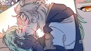 A True Love Kiss💋 ! Genshin Impact Comic Dub 💖💖💖  || Comic Dub By Mi Meme