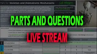 Parts and Questions - Animatronic Skeleton FULL TUTORIAL