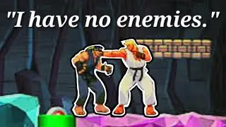 Ken throws Ryu