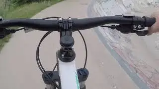 Riding my bike