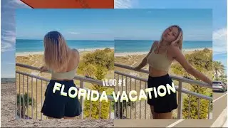 FLORIDA VACATION 2021 VLOG #1: Beach Day, Shopping Local, New Foods, and more!