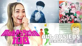 OMG! WHAT IS THIS SHOW?!? First Time Reacting To ALL Mob Psycho Openings & Endings (1-3)