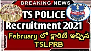 Ts police recruitment 2021 notification date | TS Police update constable si,civil recruitment 2021