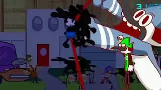 Mugen Oswald The Lucky Rabbit Vs Mordecai