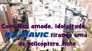 DJI MAVIC PRO ORBITANDO " NO BRAÇO" Muito show!!