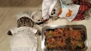 Готовим Брауни на Хэллоуин с басиками 🎃
