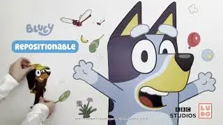 RoomMates Décor Officially - Licensed Bluey Character Peel and Stick Wall Decals