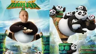 ЗУБАРЕВ СМОТРИТ МОМЕНТ С КУНГ - ФУ ПАНДА 3  🐼