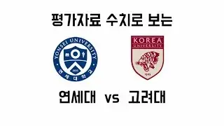 연세대 vs 고려대 어디가 더 좋은 학교일까 {랜킨}