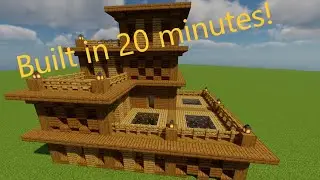 EASY way to build BIG bases in Minecraft (Minecraft modular base design)