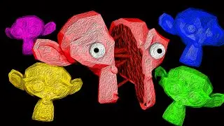 Cut into a mesh with another in 30 seconds - Blender tutorial