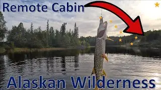 Pike Fishing on a Remote Alaskan Lake, Daily Chores, and Fixing the Cabin Foundation