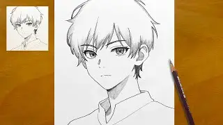 How to Draw an Anime Boy Step by Step || Easy Anime Drawing || Anime Art Tutorial