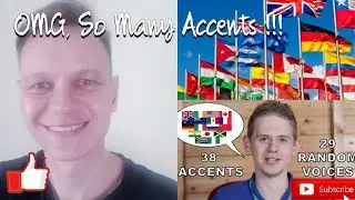 Russian Guy Reacts to The English Language in 67 Accents & Random Voices!!!