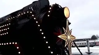Ретро - поезд В РОЖДЕСТВО