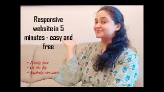 Responsive website in 5 minutes in easiest way| #HTML, CSS, JavaScript