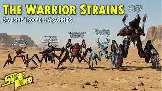 All Warrior Strains of Arachnids in Starship Troopers (Explained)