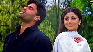 Tum Dil Ki Dhadkan Main(Love Song ❤️)| Abhijeet B, Alka Yagnik | Sunil Shetty, Shilpa Shetty