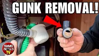 Unclogging Our MOTORHOME Waste Water Pipes!