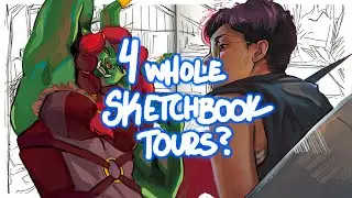 Everything I Drew in 2023 | SKETCHBOOK TOUR