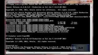 Oracle Data Export and Import using DataPump expdp and impdp