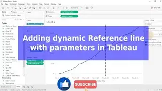 Adding dynamic Reference line with parameters in Tableau