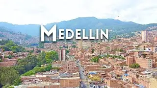 Medellin Colombia | Drone Aerial View City Center