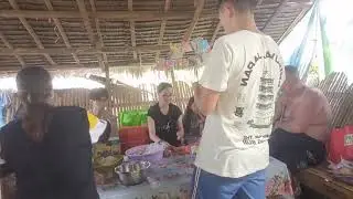 German Family On Vacation In Philippines #youtubeshorts #vacation #food Preparation #travelblog #fyp