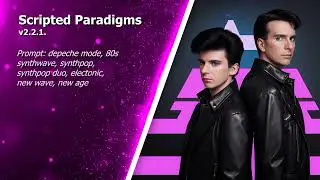 #78 Scripted Paradigmas (Depeche Mode like synthwave, synthpop duo) 