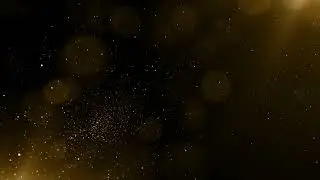 Golden Dust Particles Animation Background | 4K Gold Dust | Copyright Free