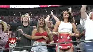 Girls Chest BUMP | Arkansas Razorback Fans vs. Florida Gators 2022