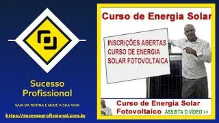 Curso Energia Solar Fotovoltaica Online
