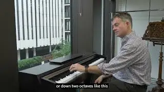 Tips for practising scales using five notes down the octave 🎹 🙌