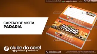 Cartão de Visita – Padaria [CDR e PDF] - Clube do Corel