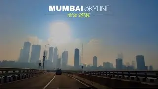 Mumbai Skyline on a hazy day | Bandra Worli Sealink | Mumbai | India