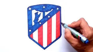 How to Draw Atletico Madrid Logo