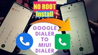 Replace Google Dialer to MIUI Dialer No ROOT | How To Install Mi Dailer on Poco & Xiaomi Phones