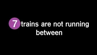 ᴴᴰ MTA Station Announcements: ⑦ (7) trains not running between Times Sq and Queensboro Plz
