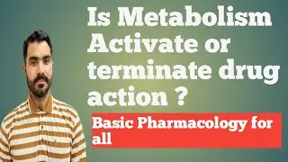 Is Metabolism activate or terminate drug action|| Pro-drug definition in Urdu Hindi By Dr A.Hadi