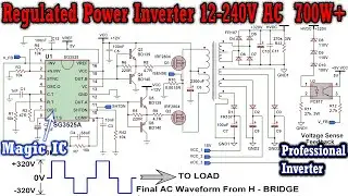 How To Make a Power Inverter Like a Professional | 12-220V DC-AC | 700+Watts