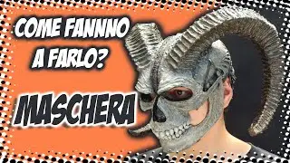 COME realizzare una MASCHERA SCHELETRICA (COME FANNO A FARLO?)